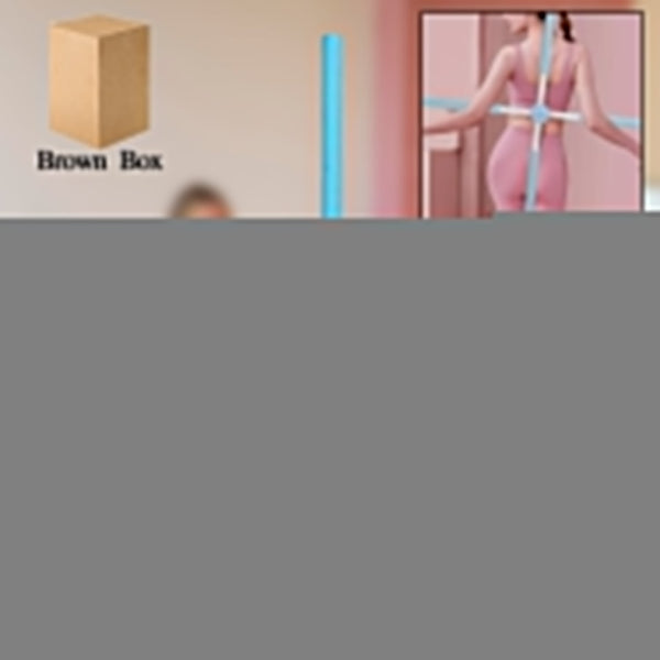 Posture Stretching Stick, Yoga Sticks Humpback Correction Open Shoulder Adjustable for Posture, Pain Relief Rotating Yoga Stick Retractable Dance Studio (1 Pc)
